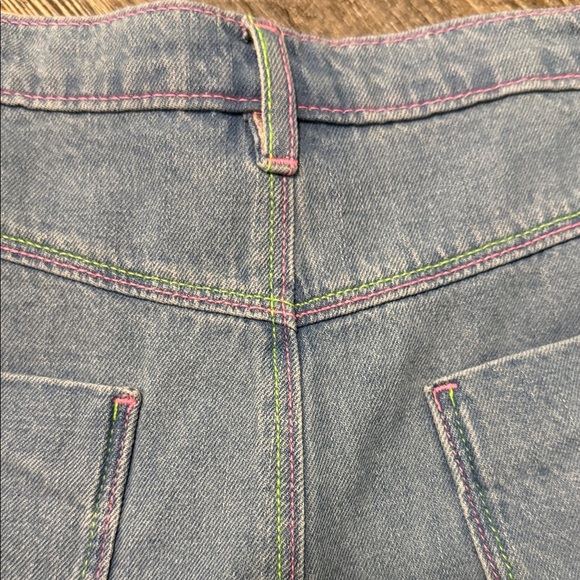 Kids Denim Shorts with Heart and Cherry Designs - Picture 9 of 16